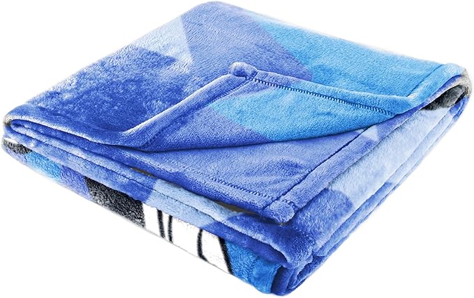 Jay Franco Kids Plush Throw Blanket – Soft & Cozy Fleece Throw for Bedroom & Couch Décor, Official Licensed Product, Blue - Mickey Mouse, 60x90 - Large Blanket