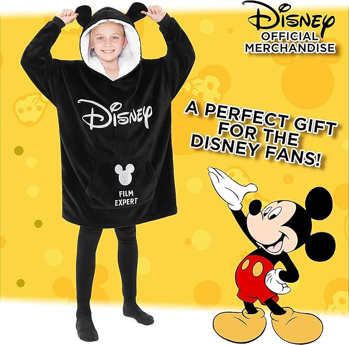 Disney Stitch Blanket Hoodie for Kids Cozy Fleece Wearable Blanket Stitch Gifts