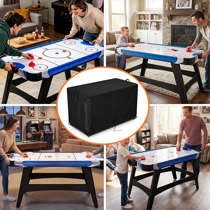 Air Hockey Table Cover Dustproof Table Top Air Hockey Cover for Home Game Room