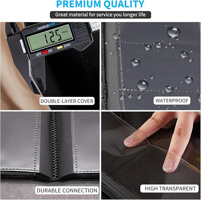 Card Binder, 360 Pockets Upgraded Trading Card Binders, Cards Collection Binder 9 Pocket, Side Loading Yugioh Binder Book Holder for MTG, TCG, Sport, Football, Baseball Collector Cards - Black