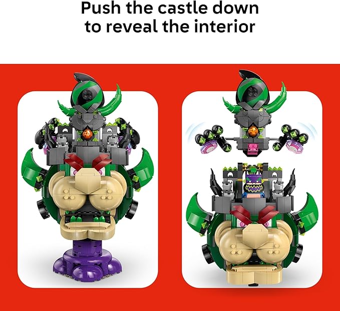 LEGO Super Mario Prince Florian & Castle Bowser Building Toy - Pretend Play Set for Boys & Girls, Ages 9+ - Building Blocks for Kids W/Digital Action & 4 Toy Figures - Gift Idea for Birthdays - 72042