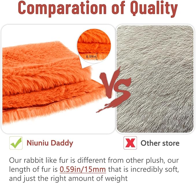Niuniu Daddy 24" | 5 Pound Fox Weighted Stuffed Animals, Large Fox Sensory Body Pillow Plush Toy, Weighted Lap Animals with Adults Kids & Soft Squishy Fur for Christmas
