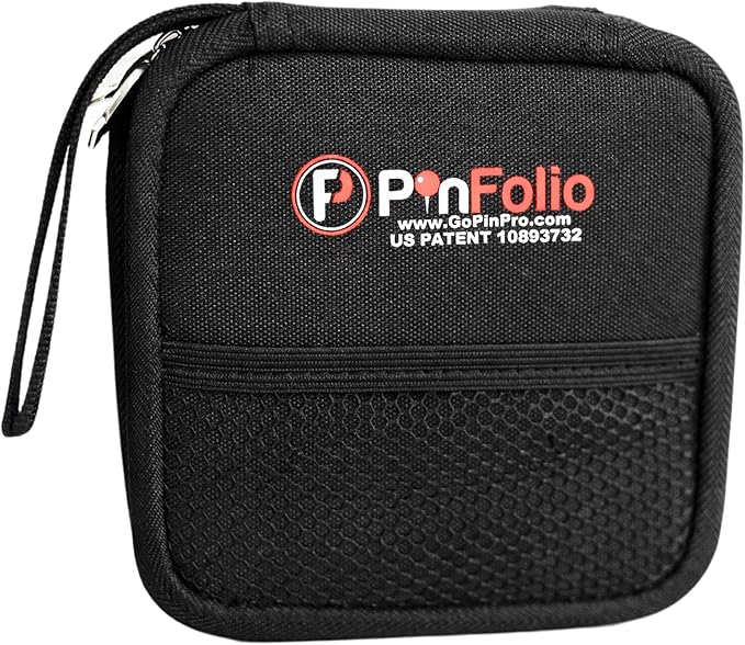 PinFolio® Mini Show Pin Display Storage Book – Compact Pin Book for Disney Pins & Enamel Pins | Holds 48 1" Pins