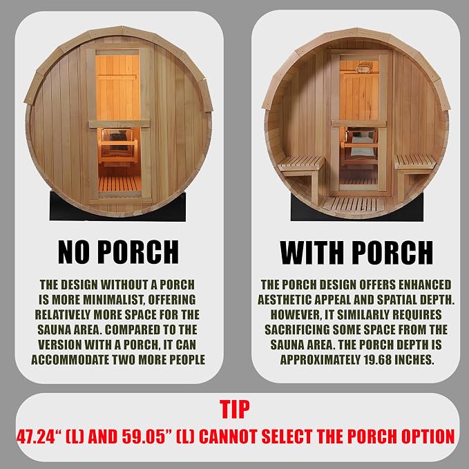 Customize 2-8 Outdoor Barrel Sauna Room,HARVIA 6KW Electric Stove or Wood Burning Stove Japanese Cedar Sauna Kit