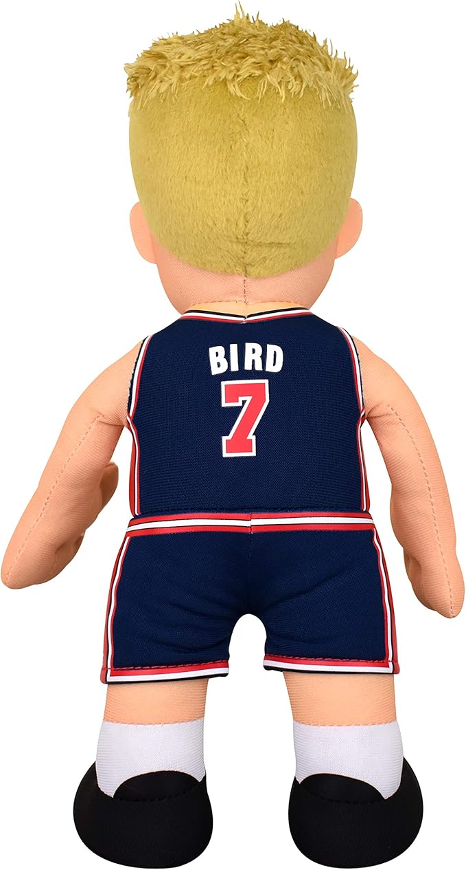 Bleacher Creatures USA Basketball Larry Bird 10" Plush Figure- A Dream Teamer for Play or Display