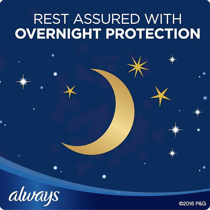 Always Pads Ultra Thin Size 4-28 Count Overnight (3 Pack)