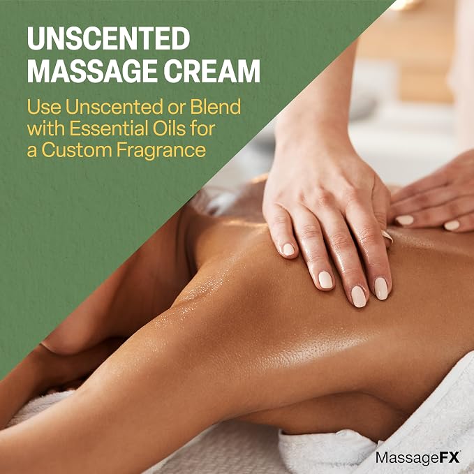 Massage Oil by Massage FX - 100% Pure Sweet Almond & Sunflower Seed Oil - Vitamin E - Ivy, Arnica & Aloe - Unscented - Perfect for a Full Body Massage, Maximum Friction - Paraben Free - 5 Gallons