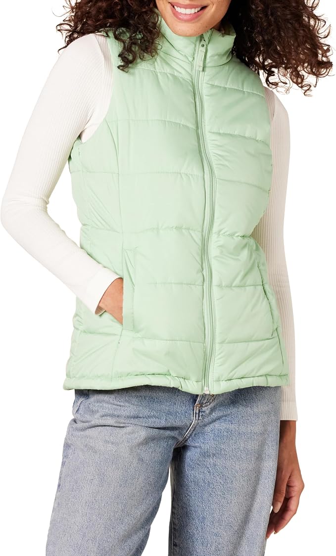 Amazon Essentials Women's Mid-Weight Puffer Vest