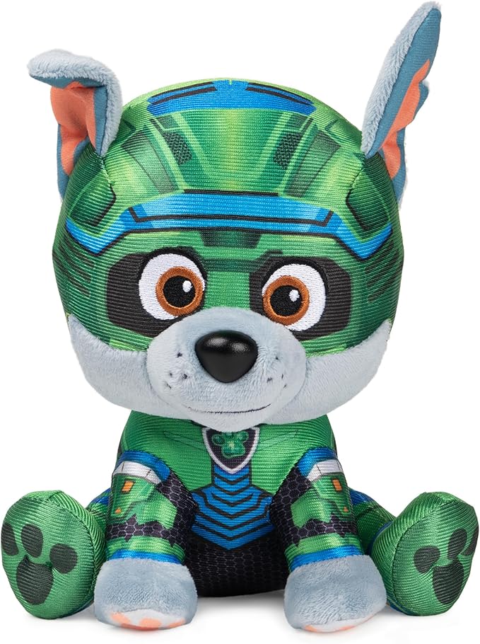GUND PAW Patrol: The Mighty Movie Rocky Stuffed Animal, Officially Licensed Plush Toy for Ages 1 and Up, 6”