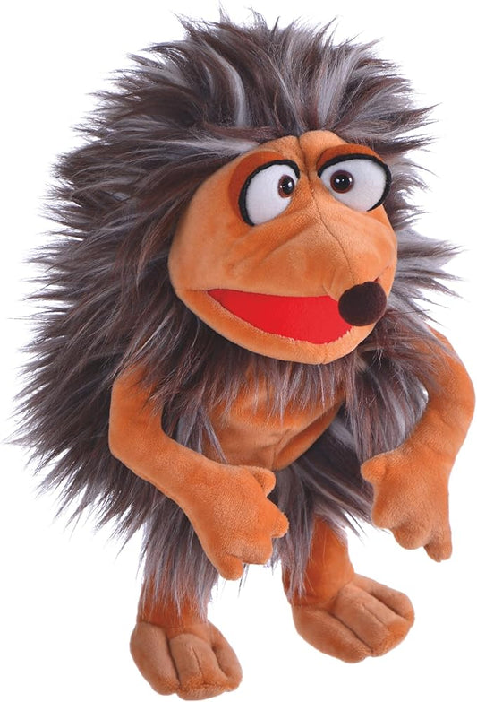 Living Puppets - Pik The 12-Inch Brown Hedgehog, Plush Hand Puppet for Boys and Girls