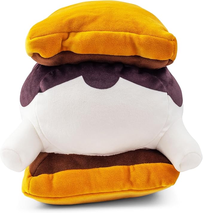 MoshiOshis Yume Mashumaro S'More 9-Inch Character Plush Toy | Huggable Soft Stuffed Toy Collectible for Cuddling