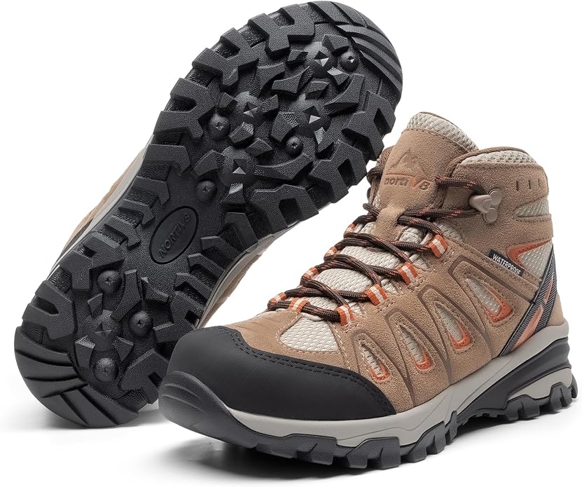 NORTIV 8 Women's Waterproof Hiking Boots Outdoor Trekking Camping Trail Hiking Boot Seeker