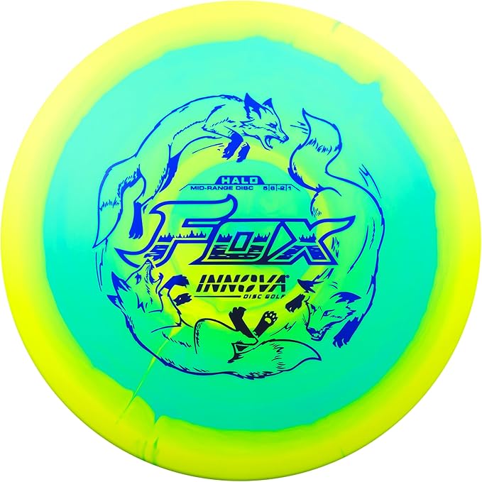 Innova Halo Star Fox Disc Golf Mid-Range, Far Gliding Mid-Range Disc (Colors Will Vary)