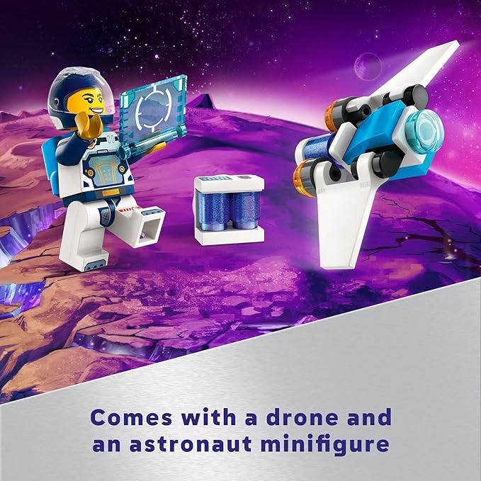 LEGO City Interstellar Spaceship Toy for Kids, Creative Play Space Building Set with Spacecraft Model, Drone, and Astronaut Figure, Building Toy for Boys, Girls and Kids Ages 6 and Up, 60430
