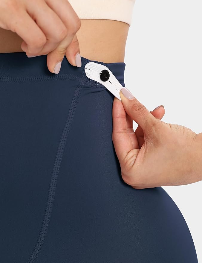 Buttergene 1 Pack Women's Maternity Leggings with Pockets Over The Belly Pregnancy Active Wear Workout Yoga Tights Pants