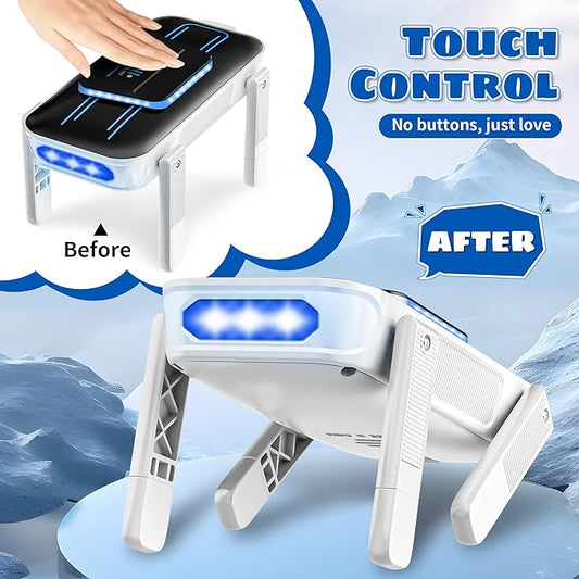 Smart Robot Dog - Interactive STEM Pet with Touch Sensors, 30+ Actions & Glowing Blue LEDs, RC Robot Toy for Kids Ages 3 and Up