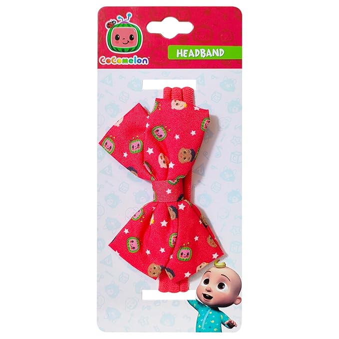 Baby Accessories Adorable CocoMelon Baby Headband Bows Soft Elastic Newborn Girl Essentials