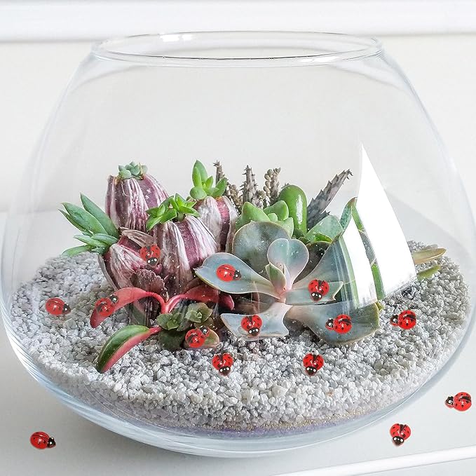 150PCS Mini Beetle Figurines - Cute Resin Bug Toys for Kids, Fairy Garden Decor, Party Favors, and Educational Insect Collection 0.42 Inches.