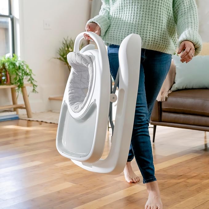 Ingenuity Step & Sprout 3-in-1 Foldable Baby Activity Walker with Removable Toys Ages 6 Months +, First Forest