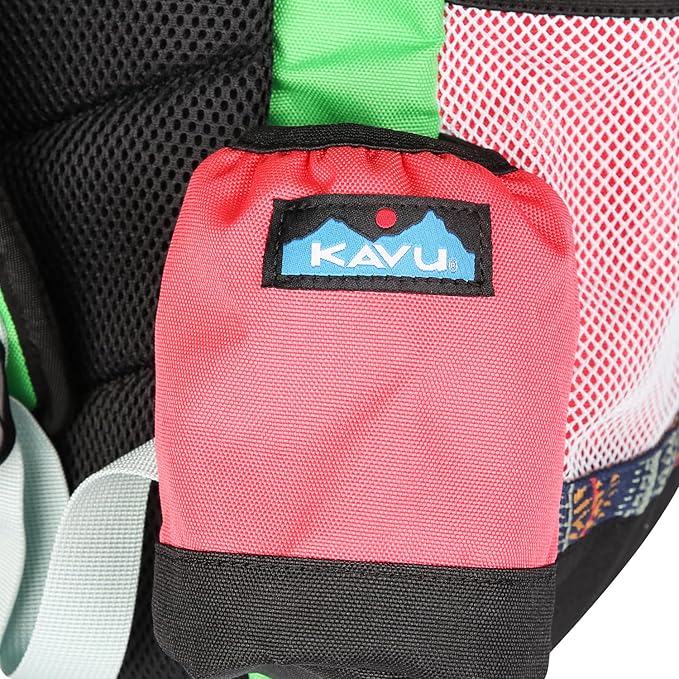 KAVU Pacific Rimshot Disc Golf Bag Padded Frisbee Holder Backpack - Carnival