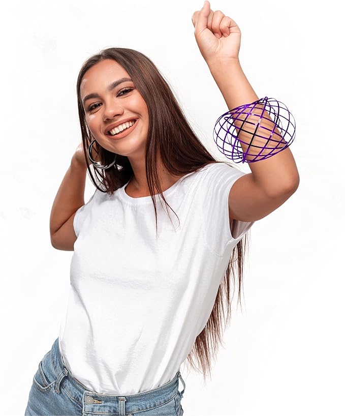 Digital Energy Kinetic Educational Spring Toy - Multi Sensory Interactive 3D Shaped Flow Ring ()