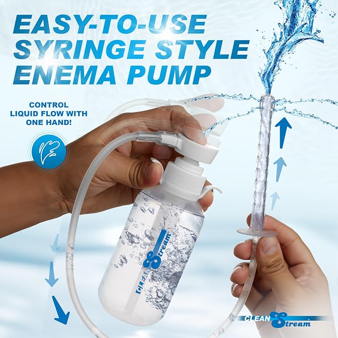 Cleanstream Pump Action Enema Bottle with Flexible Nozzle -300ml