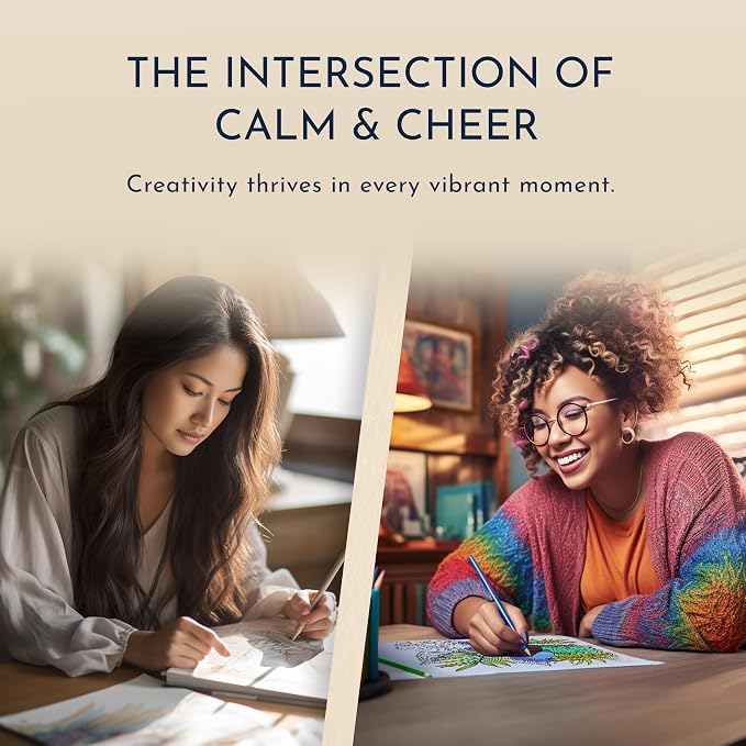 Coloring Books for Adults Relaxation (2 Pack) – Inspirational Quotes with 60 Peaceful Designs on Thick 140gsm Paper – Adult Coloring Book for Women, Stress Relief and Mindful Self-Care Gift Set