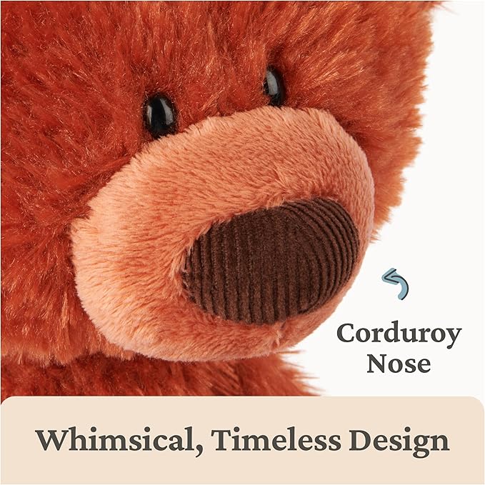 GUND Toothpick Pumpkin Pie, Teddy Bear Stuffed Animal for Ages 1 and Up, Pumpkin Orange, 15”