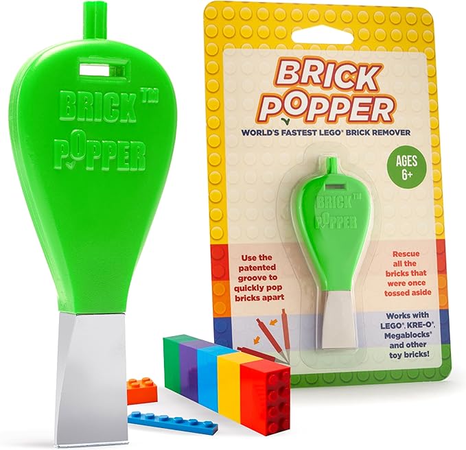 World's Fastest Separator Tool - Efficient Remover for Kids and Adults - Perfect for Ages 6 and Up - Essential Brick Tool (Lime Green)