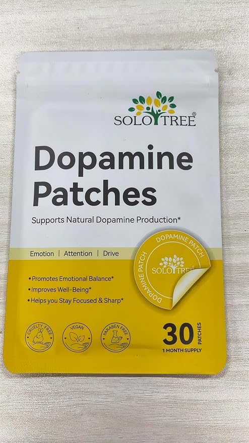 Dopamine Patches 30 Count, Plant-Based Skin Comfort Stickers, 30 Count Gentle External Adhesive Patches, Thin Breathable Water Resistant Daily Body Care Patch for Men & Women