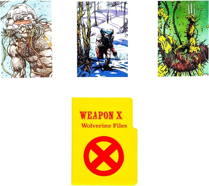 FANDROP MV01-Wolverine VS. Sabretooth, FANDROP Combines A Displayable Diorama, Artifacts & Scene Marker That Creates an Elite Display to Enhance Any Wolverine Collection, 4 Marvel FANDROPS to Collect