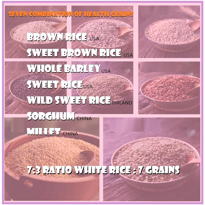 Jay One 7 Grains Mixed Pack for White Rice (1 pack, 7 Grain Mix)