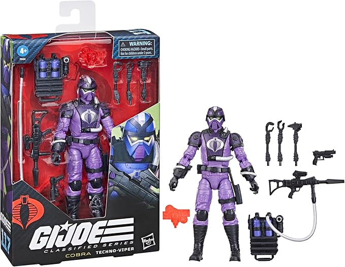G.I. Joe Classified Series #117, Techno-Viper, Collectible 6-Inch Action Figure with 8 Accessories