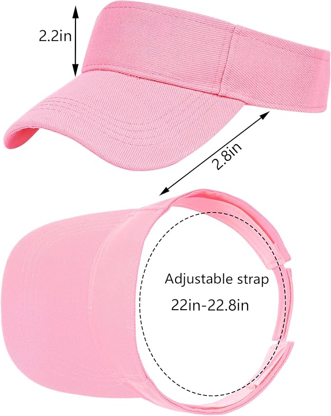 Marrywindix 1 Piece of Sport Wear Athletic Visor Sun Sports Visor Hat Visor Adjustable Cap for Women and Men