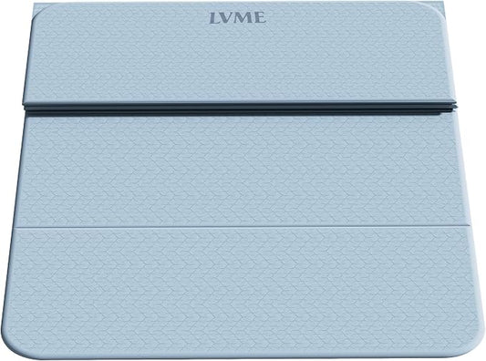 Foldable Yoga Mat 75"x31" – 0.24" Thin | Easy to store & carry – takes little space. Exercise mat: non-slip for home gym. Pilates mat: odor-free & easy-clean.