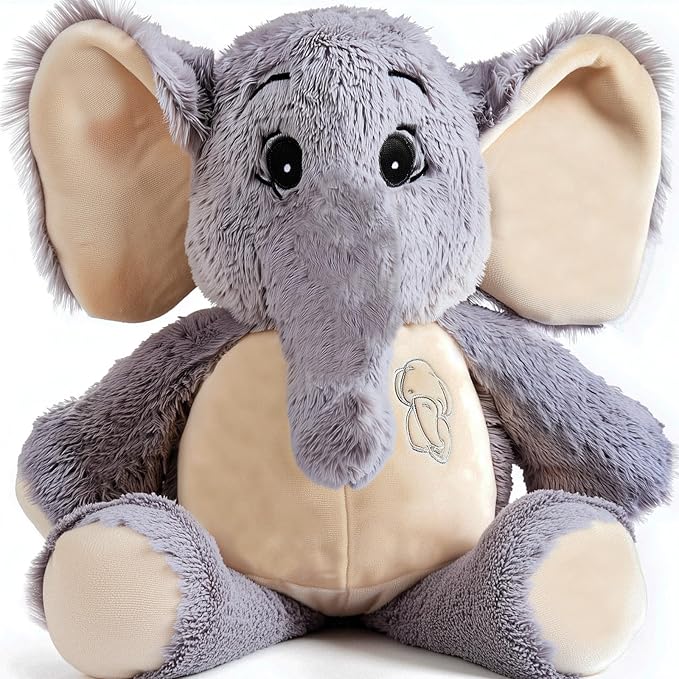 Elephant Stuffed Animal 21'',Large Stuffed Elephant Plush Toy,Soft Huggable Cute Elephant Plush Toy for Girls Boys Kids Babies,Gifts for Birthday Mother's Day Christmas
