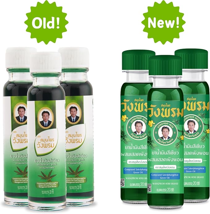 Compound Saledphangphon Green Oil 20 cc (Pack of 3) (Green)