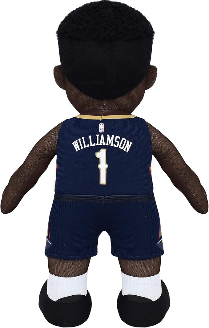 Bleacher Creatures New Orleans Pelicans Zion Williamson 10" Plush Figure- A Superstar for Play or Display