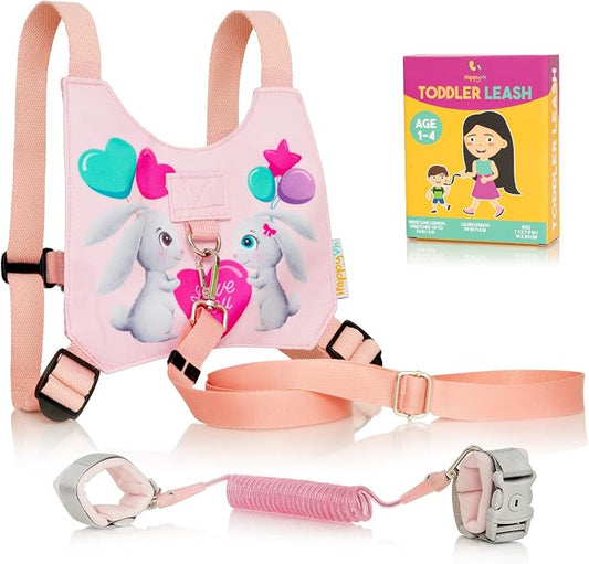 HappyVk Toddler Leash Harness Kid Leash Child Safety Harness Baby Leash Anti Lost Ages 1-4