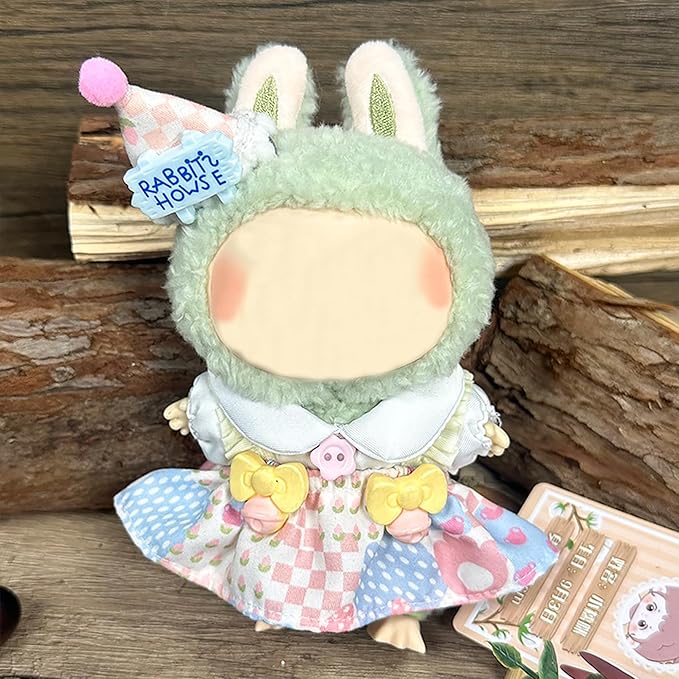 Doll Cloth Set for 17cm Dolls,Stylish Outfit Ice-Cream Dress Designer,Cute Cloth for Dress up Unique Style (Doll Not Included)