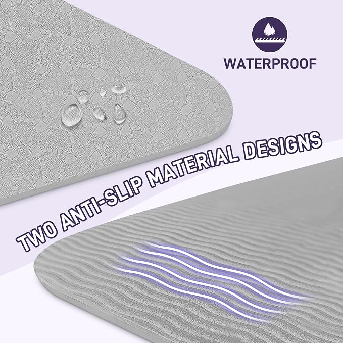 Foldable Yoga Mat for Travel 72"x 32"x 0.32"Inch, 8mm Thick Folding Exercise Mat, Outdoor Non-slip Pilates Mat for Women & Men, Wide Yoga Mat Packable for Workout and Fitness