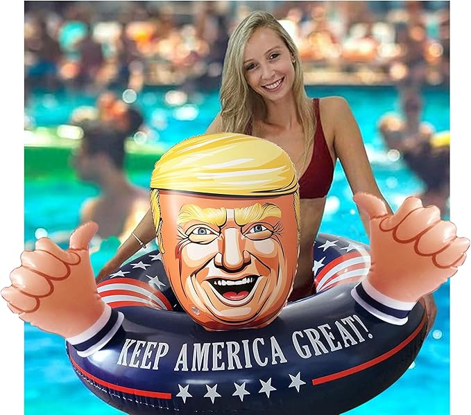 Inflatable Pool Float American Pool Float for Summer Pool Party