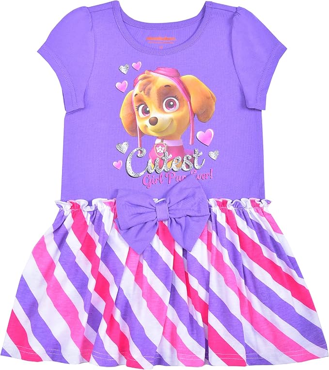 Paw Patrol Little Girls' 2 Pack Dresses