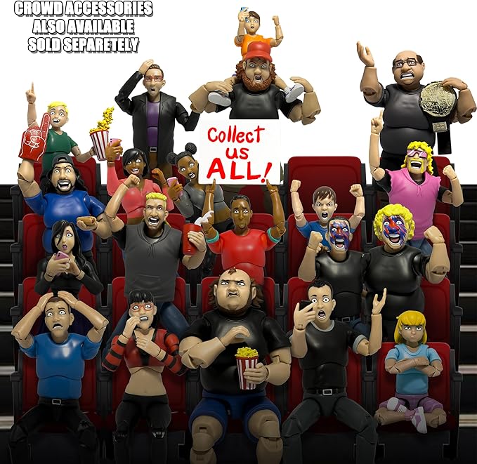 Ultimate Wrestling Crowd Fan Figures Four-Pack [Series 4]