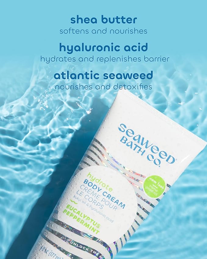 The Seaweed Bath Co. Body Cream, Eucalyptus & Peppermint