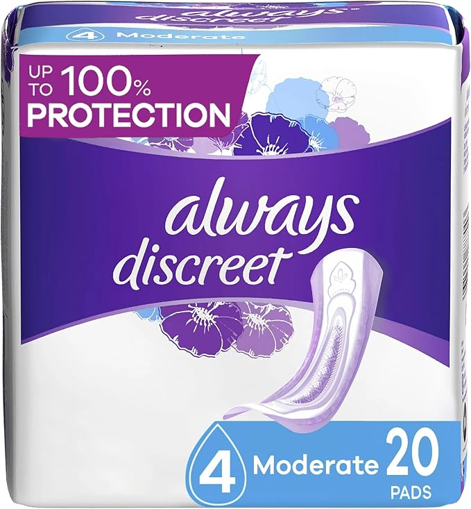 Always Discreet Pad Mod Reg 20, 1 Count