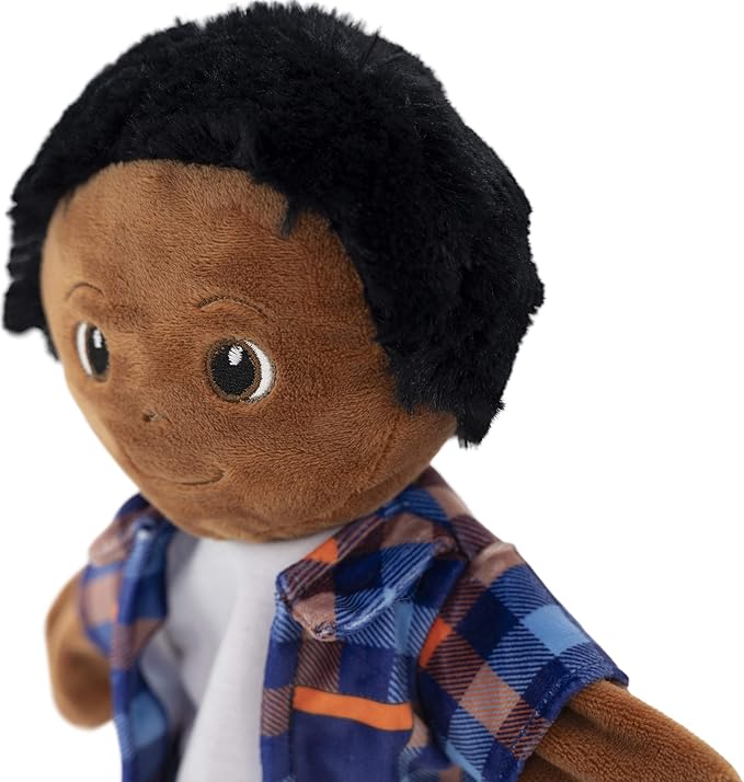 Playtime by Eimmie Hand Puppets for Kids (Charlie) - 14" Soft Plush Toy for Boys & Girls, Pretend Play, Storytelling, Theater, Imaginative Fun, Educational Puppet for Toddlers & Children Ages 3+