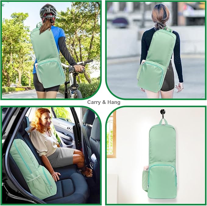 Yoga Mat Bag Carrier Side Mesh Zipper Pocket Exterior Wet Compartment Lightweight Waterproof Yoga Bag for Mat