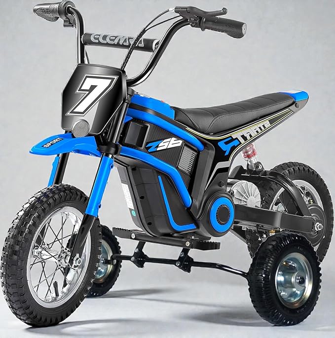 Hardline Products USA Training Wheels for K1 Kids Electric Dirt Bike 36V Motorcycle - Ecoleap Electric Dirtbike - 1602-UT-Ecoleap K1