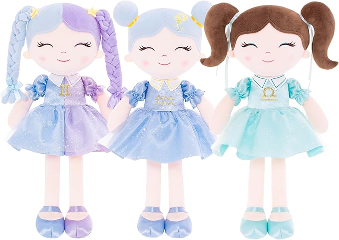 Baby Girl Gifts Plush Dolls Constellations Zodiac Doll Birthday Gift 17 inches Ariess